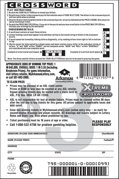 Xtreme Crossword - Game No. 795 - Back Xtreme Crossword - Game No. 795