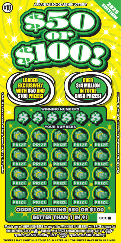 $50 or $100! 2025 Ed - Game No. 819