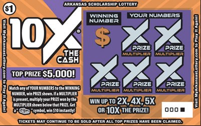 10X® the Cash  - Game No. 829
