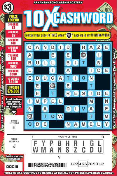 10X® Cashword - Game No. 826 - Uncovered 10X® Cashword - Game No. 826